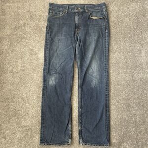 Banana Republic Jeans Mens 34x32 Straight Leg Casual Blue Denim Pants Cotton